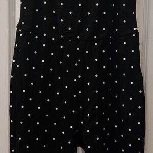 Cider M Black Polka Dot Jumpsuit NWT